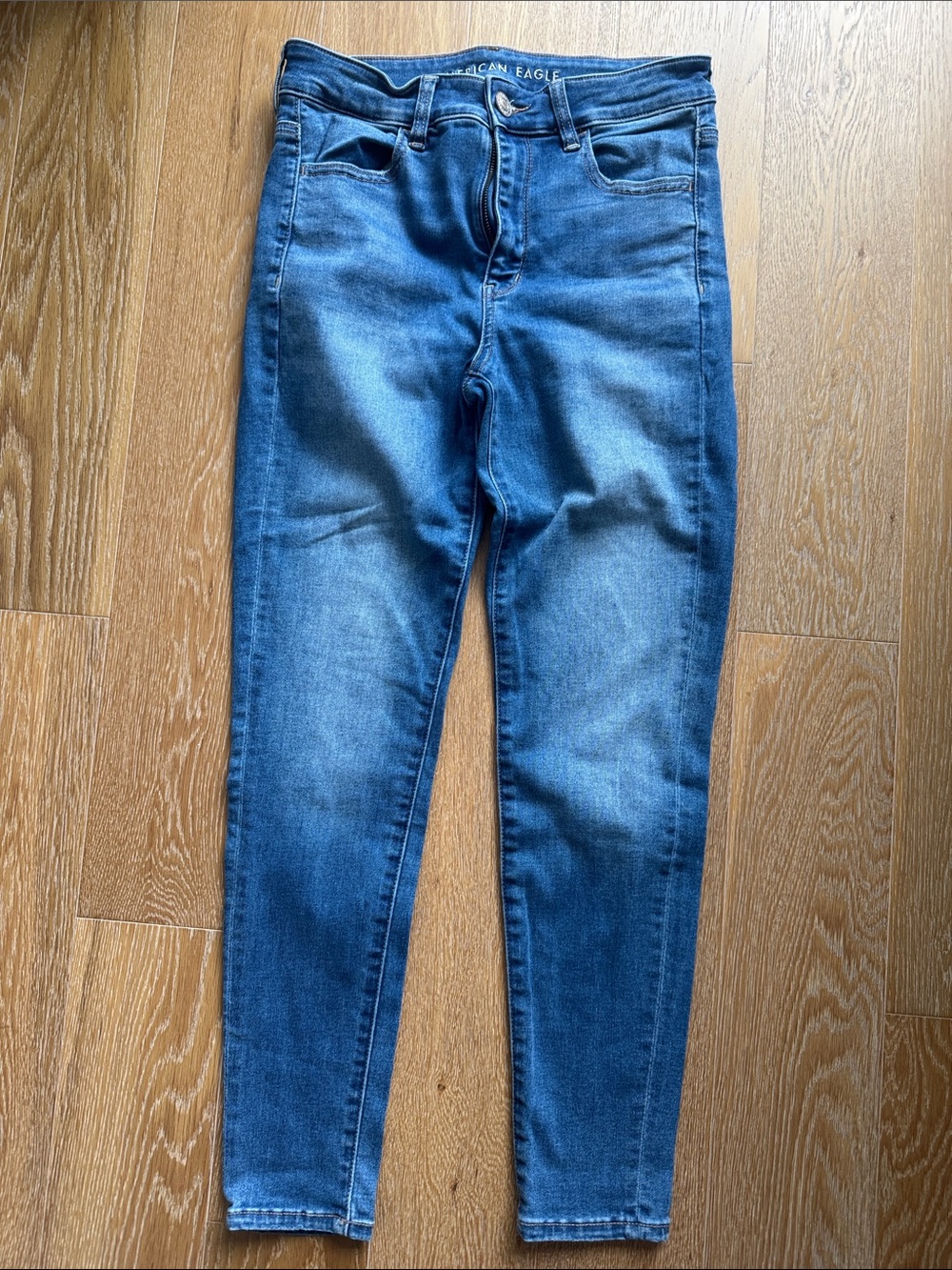 American Eagle Outfitters Women's Medium Blue Skinny Jeans